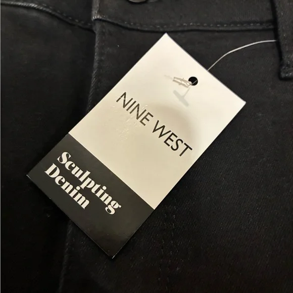 Nine West Black Sculpting Denim Pants - Picture 2 of 5